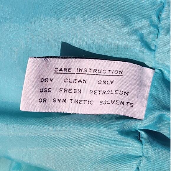 Vintage Teal Down Jacket • Explosion Brand • 80% Down Filled Winter Coat - Picture 14 of 14